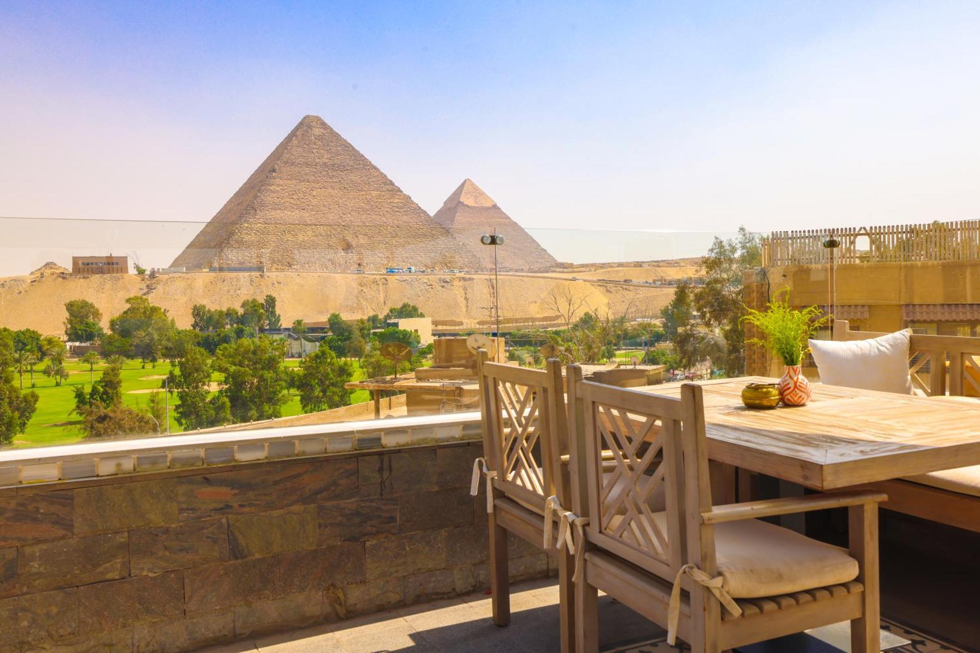 Onyx Pyramids Boutique Hotel Al Kawm al Akhdar Exterior foto